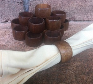 Anillos de Servilleta de Madera Premium Hechos a Mano, Modernos y Ecológicos, Decoraciones para Mesa de Boda, Decoraciones para Banquetes, Uttar Pradesh Craft Emporium - Product Image 6