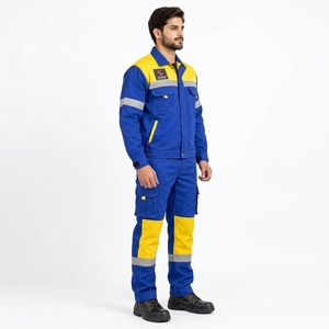Uniforme de Seguridad, Ropa de Trabajo Profesional con Tiras Reflectantes, Construcción Duradera, Tela Transpirable, Ajuste Cómodo, Ropa de Trabajo - Product Image 4
