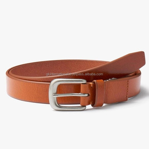 Ceinture décontractée en cuir véritable de haute qualité pour homme, pour jeans ou pantalons, avec boucle en alliage nickelé. - Product Image 4