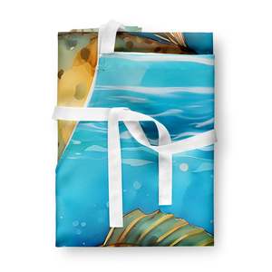 Delantal de cocina con diseño de platija multicolor grande para cocinar, hornear, manualidades, jardinería, unisex para adultos y adolescentes - Product Image 3