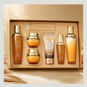 <b>skincare</b> kit <b>Korean</b> K-Beauty Misocos Groa 6-Piece <b>Set</b> Made in Korea Gold Unisex skin care <b>products</b> de coreanos - Product Image 5