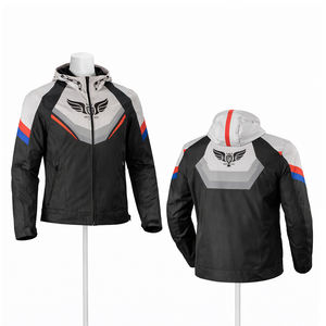 Chaqueta con Capucha para Motociclistas de Alta Calidad, Chaqueta Cortavientos para Motociclistas, Chaqueta Protectora Textil para Motociclismo, Chaqueta de Carreras - Product Image 1