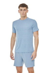 Conjunto de Camiseta y Pantalones Cortos de Algodón para Hombre, Ropa Deportiva Transpirable de Punto, Atuendo Informal de Verano, Conjunto de Verano con Logotipo Personalizado para Hombre - Product Image 2