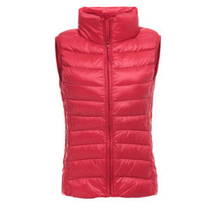 Latest Design Stylish Women's Breathable <b>Canvas</b> Puffer Vest With Customizable Color And Logo Winter Knit Vest Wholesale Price - Product Image 2