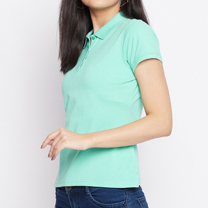Trendy Women Polo Shirts Wholesale Fashion Design Soft Breathable Fabric Short Sleeve Casual Polo Shirts for Women - Product Image 5