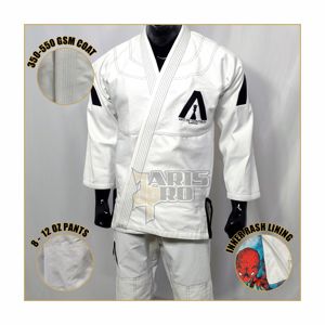 Kimono de Jiu Jitsu Brasileño 100% Algodón con Bordado Personalizado, Uniforme de Jiu Jitsu - Product Image 1