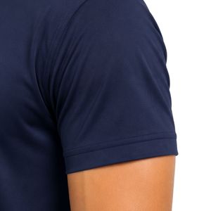 Manufacturer Men <b>Navy</b> Blue Performance Sports T Shirt Quick Dry Athletic Gym Running Training Tee Customized Logo OEM - Product Image 6