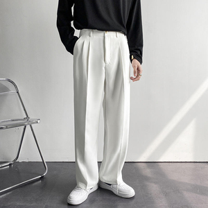 Pantalon décontracté ample pour homme, 220 GSM, micro-extensible, personnalisable OEM, marque privée, pantalon tendance - Product Image 4