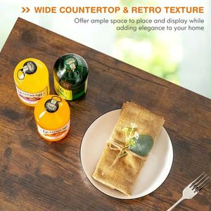 Carrello da cucina per carrelli da cucina con portabottiglie per isole e carrelli - Product Image 5