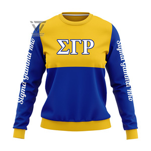 Vêtements de sororité grecque Sigma Gamma Rho en gros, sweat-shirt à col rond brodé, pull coloré, vêtements pour femmes - Product Image 1