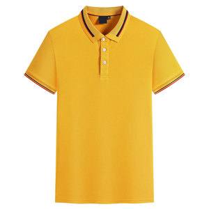 Camiseta Polo de Golf Lisa de Manga Corta al por Mayor, OEM, con Diseño de Logotipo Personalizado, 100% Algodón, Camiseta Polo para Hombre - Product Image 1