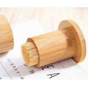 Porta Palillos de Madera Natural Pulida, Artesanal, Utensilios de Cocina, Caja de Almacenamiento de Palillos a Precio Accesible - Product Image 1