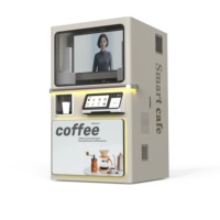 Máquina de Café Robótica, Kiosco de Café Inteligente Comercial, Servicio Totalmente Automático 24/7, Alto Retorno de la Inversión