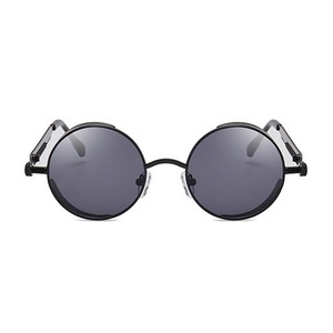 RTS Fashion Round Metal Steam Punk UV Protection <b>Sunglasses</b> with Spring Hinges for Men Women Trending 2026 - Product Image 2