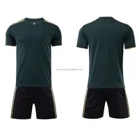 Seragam Sepak Bola Retro Kustom Grosir Ukuran Besar, Set Seragam Sepak Bola Sublimasi Pewarna, Pakaian Latihan Sepak Bola Unisex, Bernapas