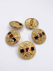 Chất Lượng Cao Vintage Vàng Hợp Kim Kẽm Kim Loại <span class=keywords><strong>Shank</strong></span> Nút Cho Denim - Product Image 2