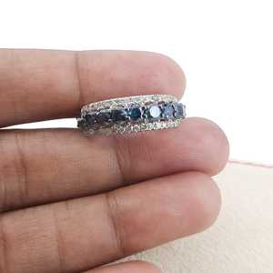Diamond Engagement <b>Rings</b> 1.80 Ct Round Cut Natural Diamond Engagement <b>Wedding</b> <b>Ring</b> for <b>Women</b> 925 Sterling <b>Silver</b> Fine Jewelry - Product Image 2