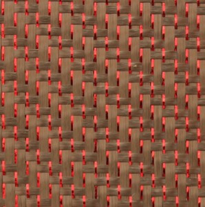 Tissu en fibre de verre E-Glass tissé sergé enduit de silicone de couleur rouge pour revêtement mural/de toiture - Product Image 1