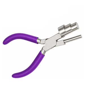 Pince à boucler les anneaux avec poignée violette 13/16/20mm, multi-barils, en acier inoxydable, outil de bijouterie pour la création de boucles de fil, anneaux, pendentifs, DIY - Product Image 6