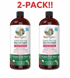 Pack Professionnel de Soins Capillaires Bio Mary Ruth : Vitamine Liquide pour la Croissance des Cheveux, Supplément de Biotine, Hydratant et Contrôle du Sébum - Product Image 2