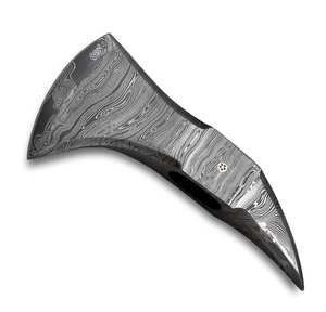 Hacha Vikinga de Acero de Damasco Hecha a Mano de Uso Industrial Pesado, Cabeza de Hacha en Blanco, Logotipo Personalizado OEM, Mango de Madera de Palisandro, para Acampada al Aire Libre 3 - Product Image 3