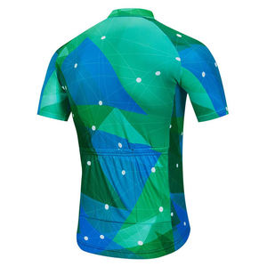 Cycling Jersey Short Sleeve <b>Navy</b> <b>Blue</b> With Light <b>Blue</b> And White Stripes Men Women Bike Riding Sport Top Outdoor Cycling Wear - Product Image 3