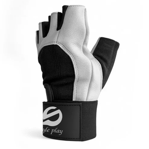 New Arrival Custom Logo Men's Fitness <b>Gloves</b> Gym <b>Training</b> Leather Material Made <b>Weight</b> Lifting Gym Fitness <b>Gloves</b> - Product Image 3
