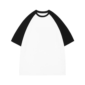เสื้อยืดคอตตอน 100% แบบกำหนดเอง ขายส่ง เสื้อยืดเปล่าสำหรับผู้ชาย พิมพ์ลายโลโก้ พิมพ์ลายสีขาว สีดำ ไซส์ใหญ่ สไตล์ฮิปฮอป - Product Image 1