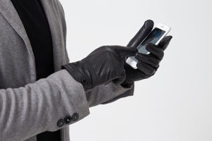 Guantes de Vestir de Cuero Genuino de Alta Calidad con Pantalla Táctil para Hombre y Mujer, Diseño Personalizado, Accesorio de Viaje de Invierno a la Moda - Product Image 6