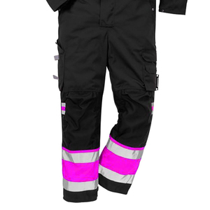 Breathable And Fabric Cotton Men High Quality Safety Coverall With Needle Detection Durable Reflective Working - Product Image 5