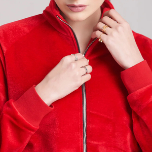 Custom Slim Fit Running <b>Sweat</b> Suit for Women Casual Vintage Decoration Long <b>Tops</b> Wholesale Custom Tracksuit with OEM Service - Product Image 5