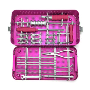 Juego de Placas Óseas Quirúrgicas Ortopédicas de Acero Inoxidable, Implante Manual Reutilizable para Cirugía de Trauma, Herramientas Quirúrgicas - Product Image 1