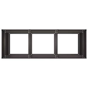 Grand pot à fleurs élégant en acier laminé à froid noir – Série de jardinières - Product Image 5