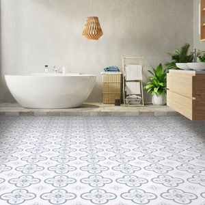 20 Pezzi Piastrelle Autoadesive in PVC 7,9 X 7,9 Pollici Impermeabili e Antiscivolo - Product Image 3