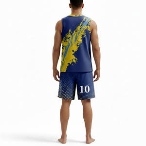 Uniforme de Baloncesto Ligero Personalizado, Último Modelo de Camiseta de Baloncesto, Uniforme de Baloncesto Liso y Cómodo en Oferta - Product Image 2