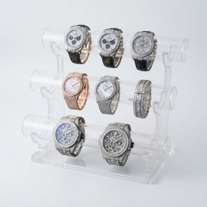 Acrylic Watch <b>Display</b> Stand Clear Wristwatch Holder Retail Counter Showcase Organizer for Jewelry Store Boutique Exhibition - Product Image 2