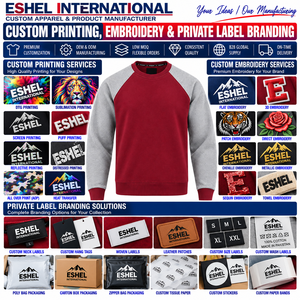 Fabricant de sweats à manches raglan OEM avec options de logo personnalisé pour les marques de vêtements et les acheteurs en gros pour les acheteurs mondiaux - Product Image 5