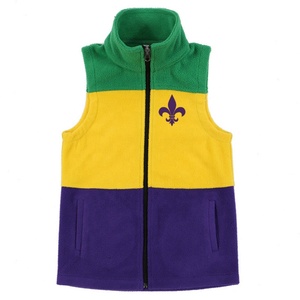 Logo personnalisé Mardi Gras Fleece Vest pour Mardi Gras Apparel - Product Image 2