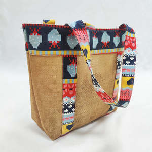 Bolsa de Compras de Yute Natural Lisa para Impresión y Personalización DIY - Product Image 6