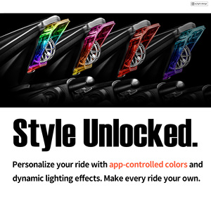 <b>Plug</b>-n-Play Aerox RGB Taillight Upgrade – AJ <b>LIGHT</b> DESIGN App-Controlled <b>LED</b> Brake <b>Light</b> & Retrofit Projector Lens - Product Image 4