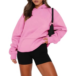 Nouveauté 2027 : Pulls décontractés pour femmes, sweat-shirts tendance à manches longues et coupe oversize, couleur unie - Product Image 1