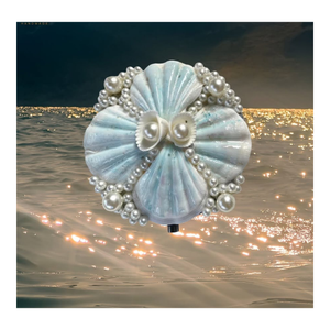 Handmade Shell <b>Mosaic</b> Mirror Luxury Home Décor Crafted From Natural Seashell And Sustainable Materials - Product Image 2