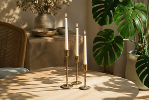 Lovely Modern Taper Aluminium Candlestick Holder Handmade Premium Quality Eco-Friendly Home Decor Wedding Dining <b>Table</b> - Product Image 6