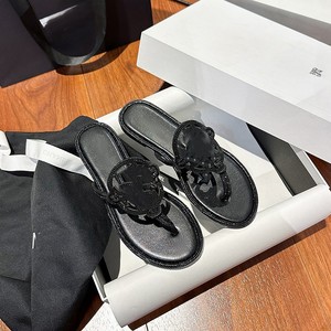High Quality Sparkly Rhinestone PU Upper Slippers Designer Slides Shoes Torys and Burches <strong>Glitter</strong> <strong>Sandals</strong> Women 1 1 with Box - Product Image 2