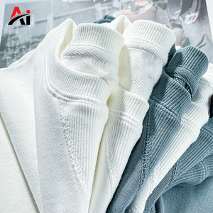 Sweat-shirts en molleton français pour hommes de qualité supérieure, logo personnalisé, coton de luxe, streetwear, vente en gros - Product Image 2