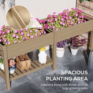 Étagère à fleurs en bois pour votre abri de jardin et votre rangement - Product Image 4