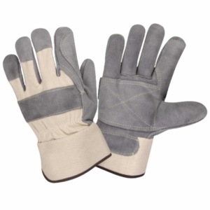 Gants de sécurité en cuir de vachette pleine fleur canadiens de qualité supérieure, certifiés CE, résistants à la chaleur, épaisseur 11 oz, longue durée de vie - Product Image 1