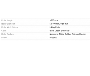 Rodillo de Goma de Impresión de Precisión para Máquina de Impresión Offset, Rodillo de Transferencia de Tinta de Larga Duración para la Industria de Impresión Comercial - Product Image 5