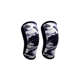 Genouillère élastique pour homme en polyester respirant, soutien et compression, protection sportive, gris avec bordure verte - Product Image 3