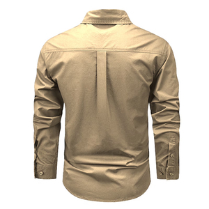 Camisa Táctica de Manga Larga para Hombre, con Botones, para Actividades al Aire Libre, Ligera, de Secado Rápido, Transpirable, Ropa de Trabajo - Product Image 2